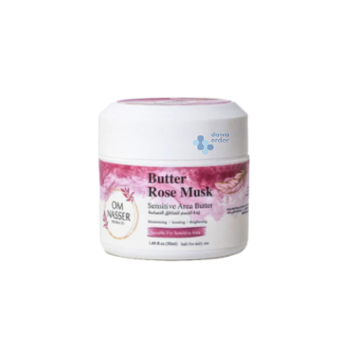 Om Nasser Butter Rose Musk For Sensitive Area (50 Ml)