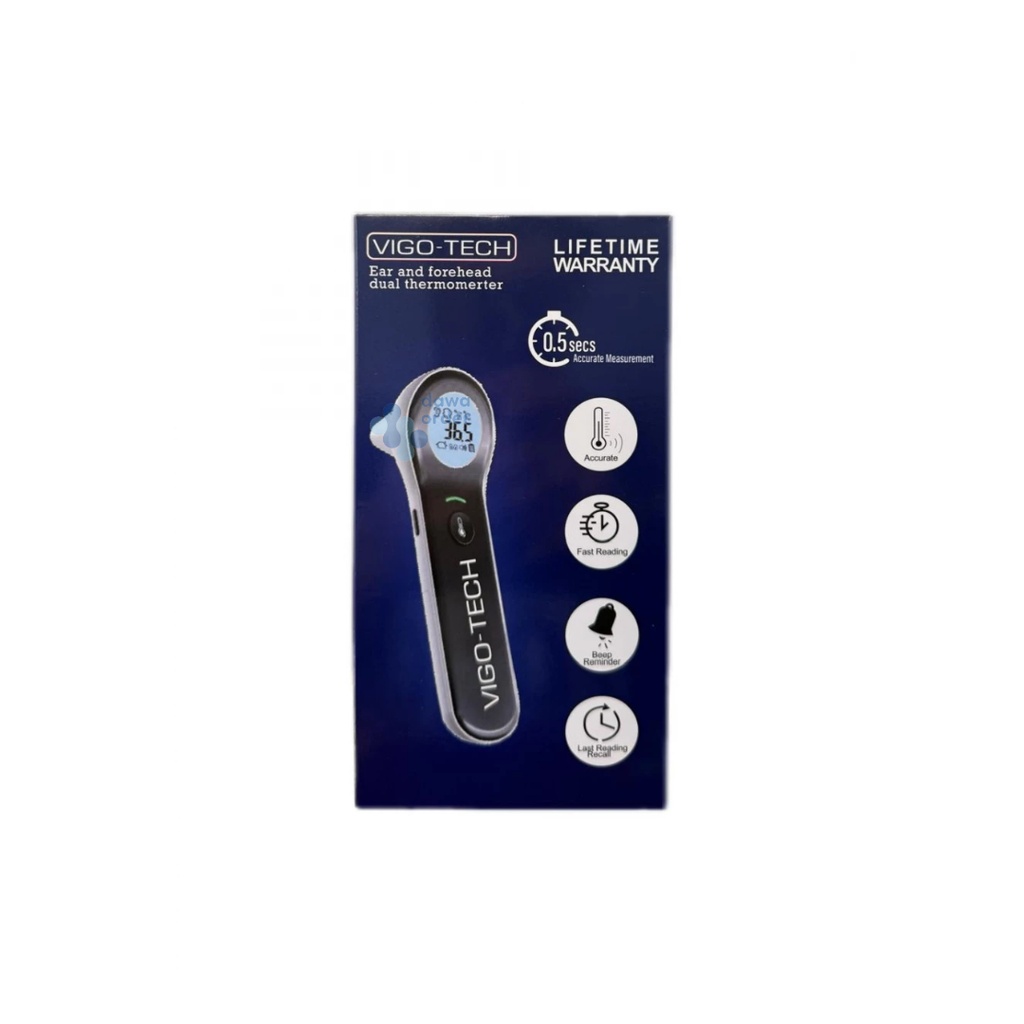 Vigo-Tech Ear And Forehead Thermometer