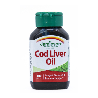 Jamieson Cod Liver Oil (100 Softgels)