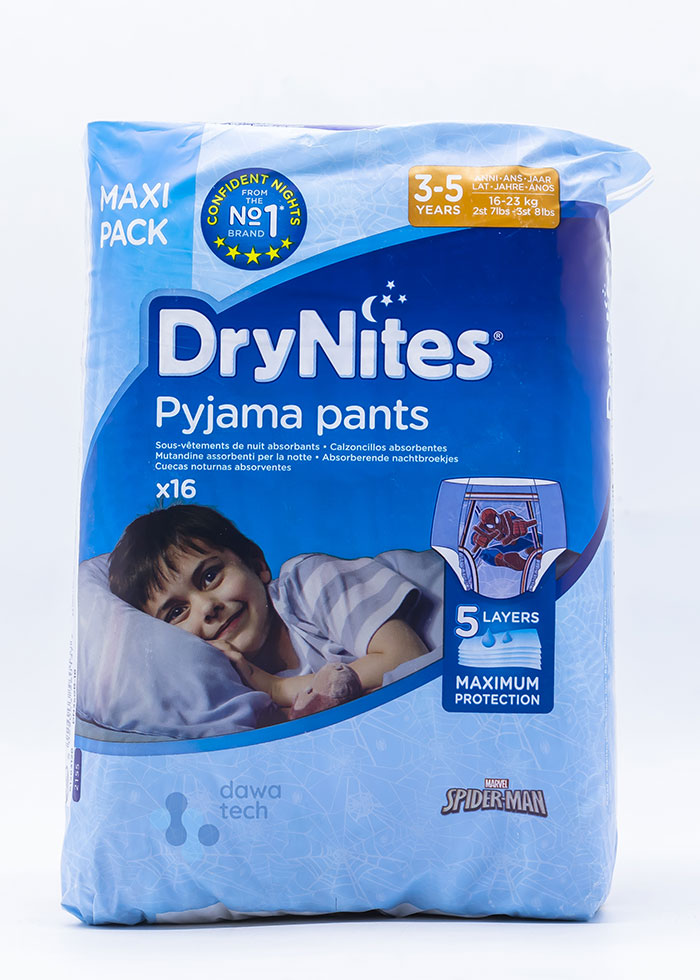 Dry Nites Teen Boys Age 3-5
