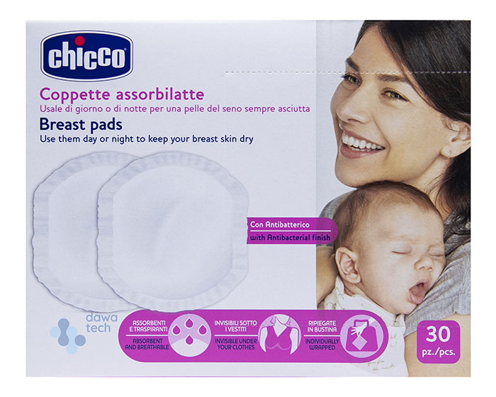 CHICCO ANTIBACTERIAL BREAST PADS