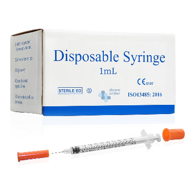 Disposable Insulin Syringe 1Ml