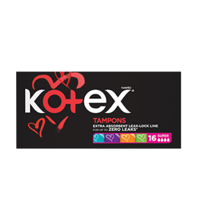 KOTEX TAMPONS SUPER (16 PCS) 