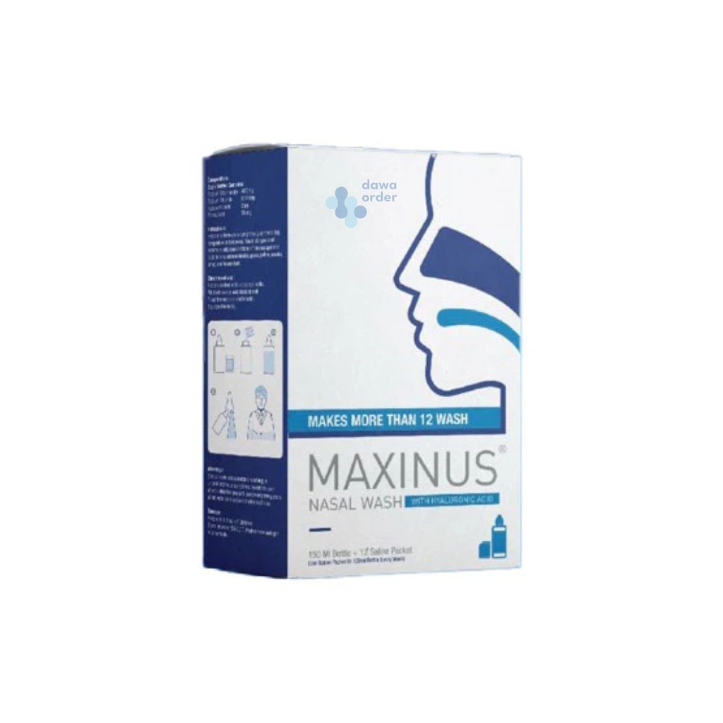 Maxinus Nasal Wash With Hyaluronic Acid U