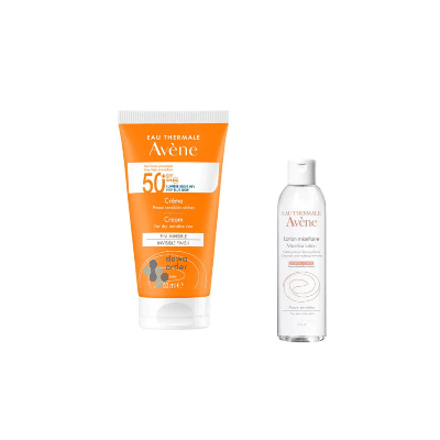 Avene Spf50+Cream +Micellar Lotion