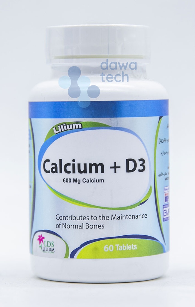 LILIUM CALCIUM +VIT D 60 TAB