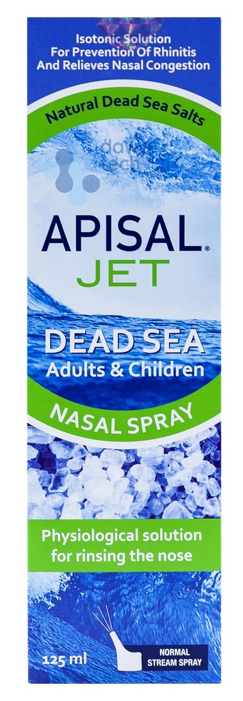 Apisal Jet Dead Sea Adults & Children Nasal Spray (125 Ml)