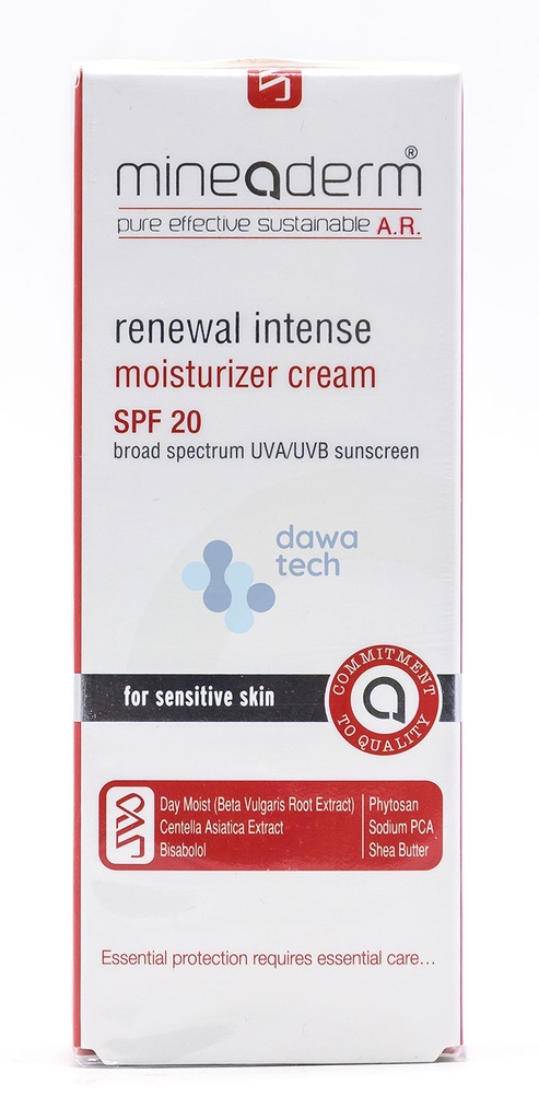MINEADERM MOISTURIZER CREAM SPF 20