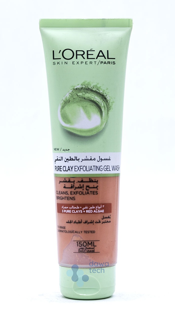 L`Oreal 3 Pure Clay Red Algae Gel Wash 168