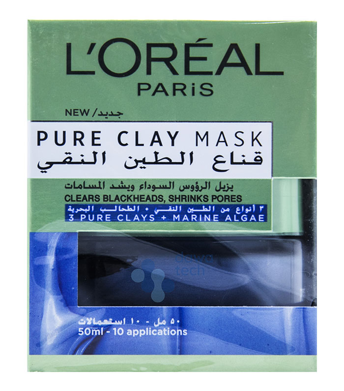 L`Oreal Pure Clay Mask Blue Algae 926