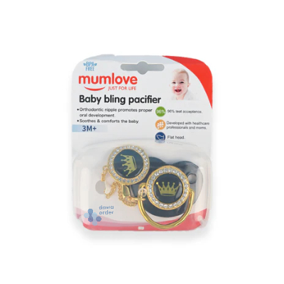 Mumlove Baby Bling Pacifier 3M+