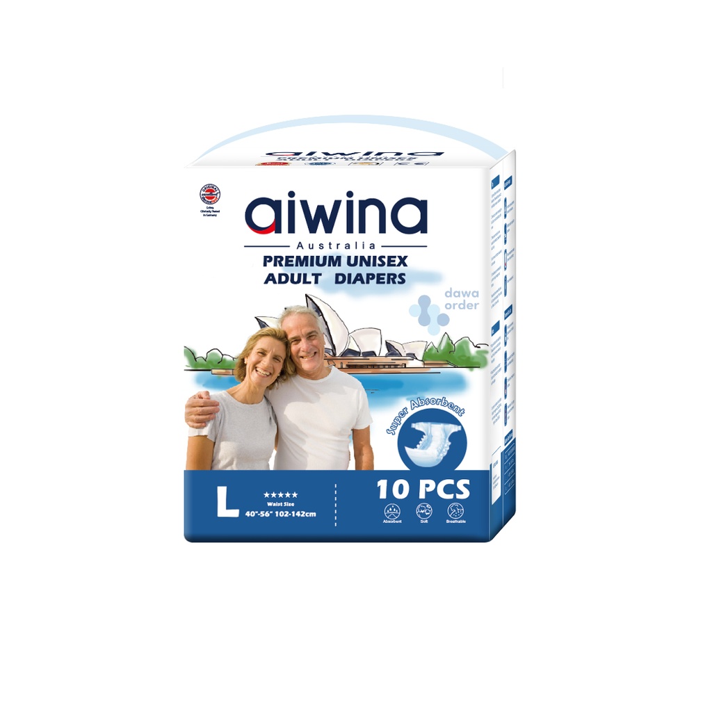 Aiwibi Adult Diapers (L) 10 Pcs