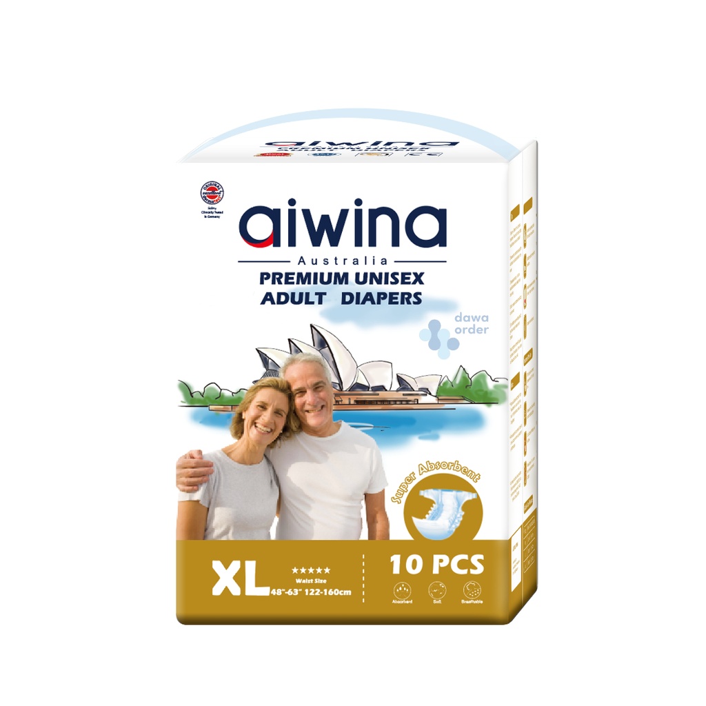 Aiwibi Adult Diapers (Xl) 10 Pcs