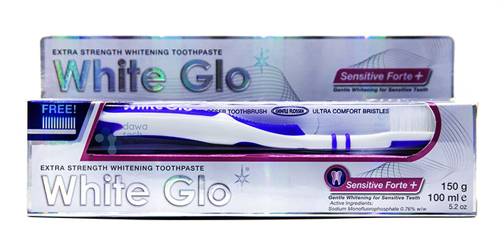 WHITE GLO SENSITIVE FORTE+ TOOTHPASTE