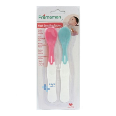 Premaman Heat Sensitive Spoon 2Pcs