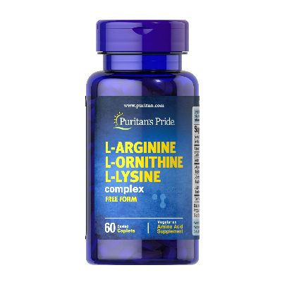 Puritans L-Arginine L-Ornithine L-Lysine 60Tabs