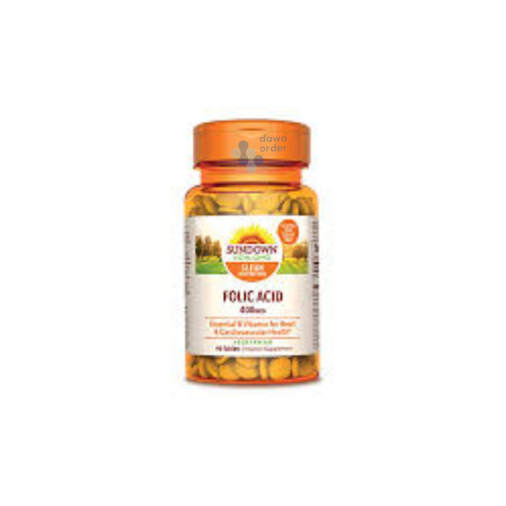 Sun Down Folic Acid 400Mcg 30 Tab