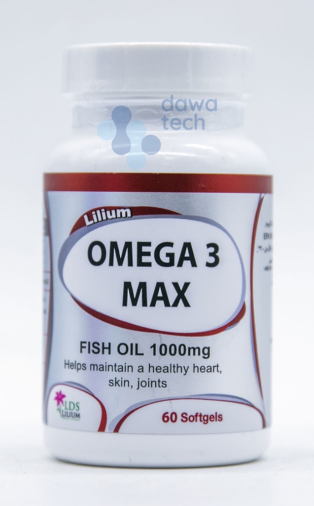 LILIUM OMEGA 3 MAX (1000 mg) (60 SOFTGELS)
