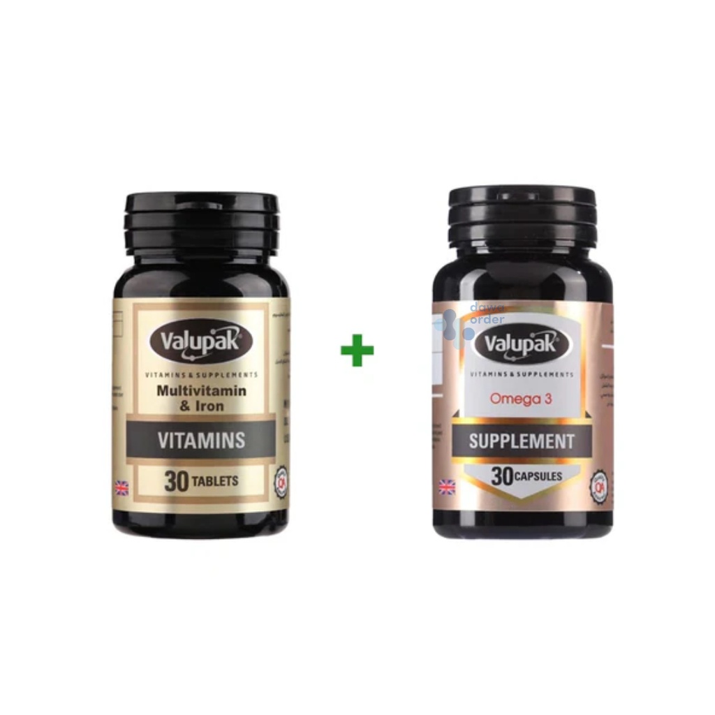 Valupak Multivitamin&Iron +Omega 3 Offer