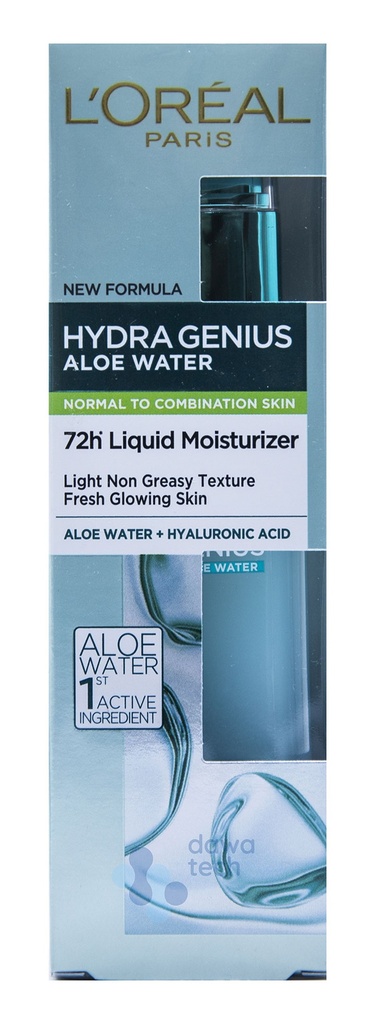 LOREAL HYDRA GENIUS NORMAL TO COMBINATION SKIN (70 ml)