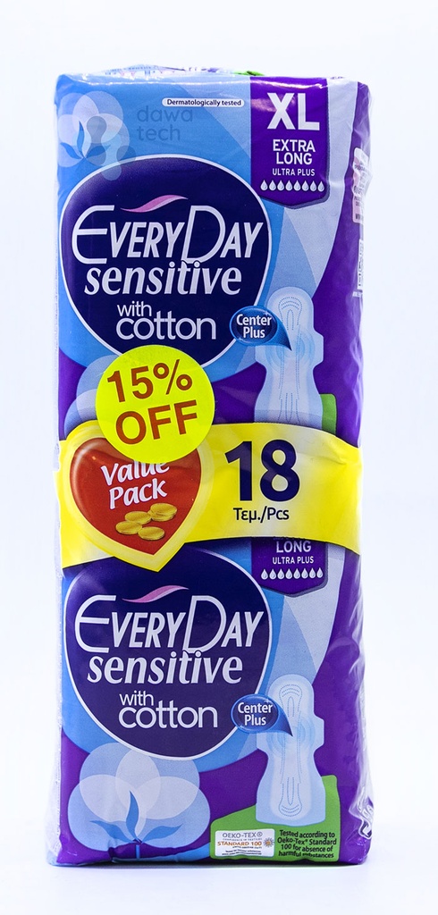 EVRY DAY SENSITIVE 18 PCS E/L