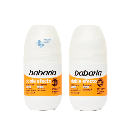 Babaria Deodorant Roll On Doble Efecto 1*2