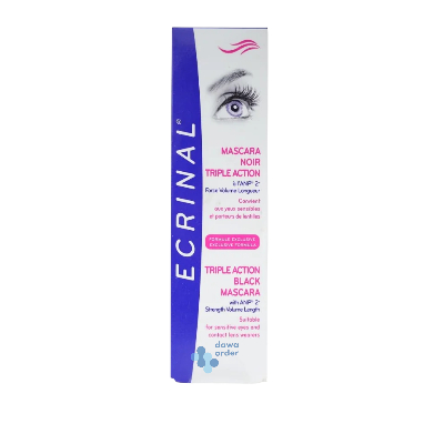 Ecrinal Triple Action Black Mascara 7.4Ml