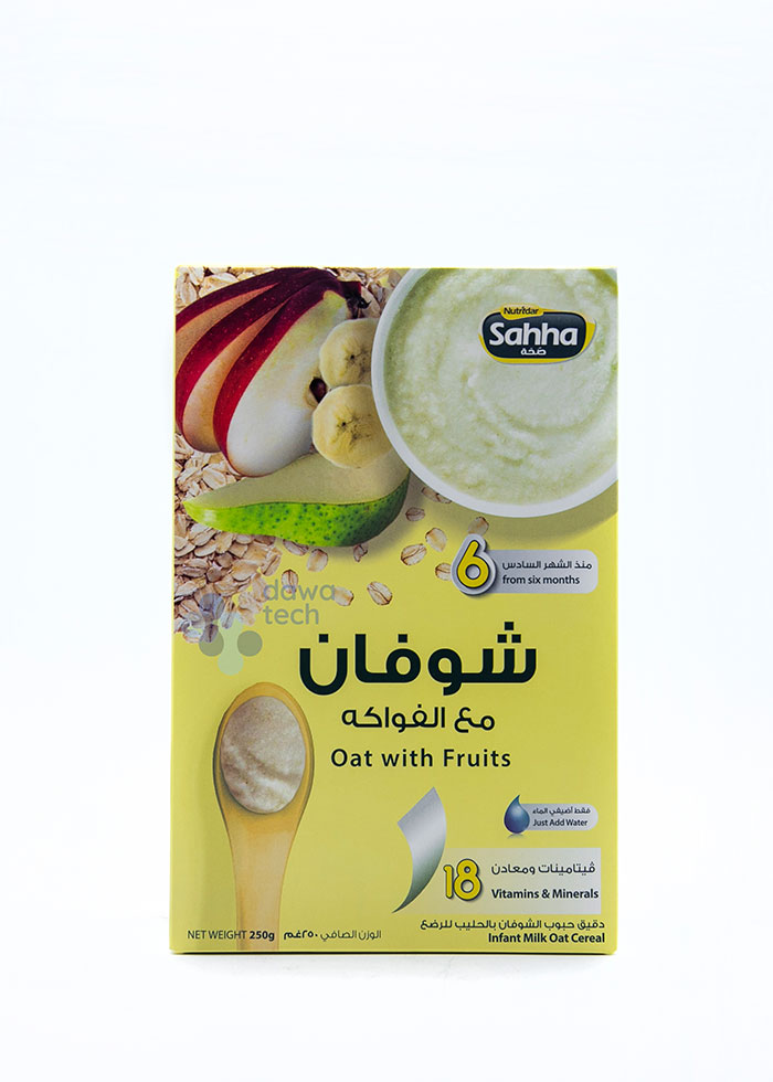 Sahha Oat With Fruits Cereal 250G