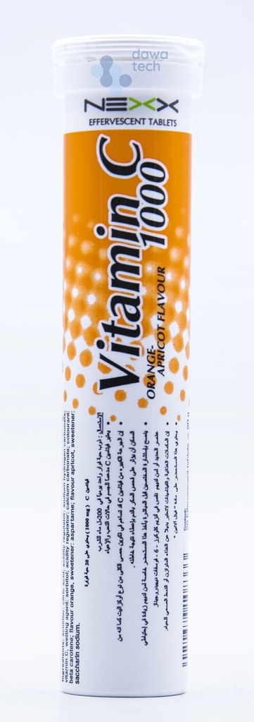 NEXX VITAMIN C (1000 mg) (20 EFFEVESCENT TABLETS)