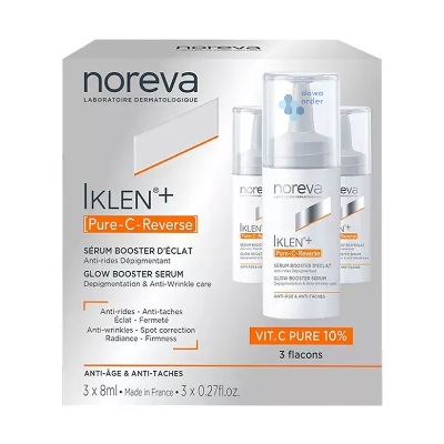 Noreva Iklen+ [Pure C Reverse] Glow Booster Serum (3 Flacons) (3*8 Ml)