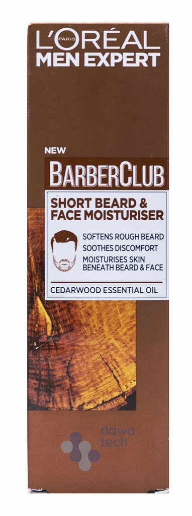 LOREAL BARBER CLUB SHORT BEARD&FACE MOISTURISER