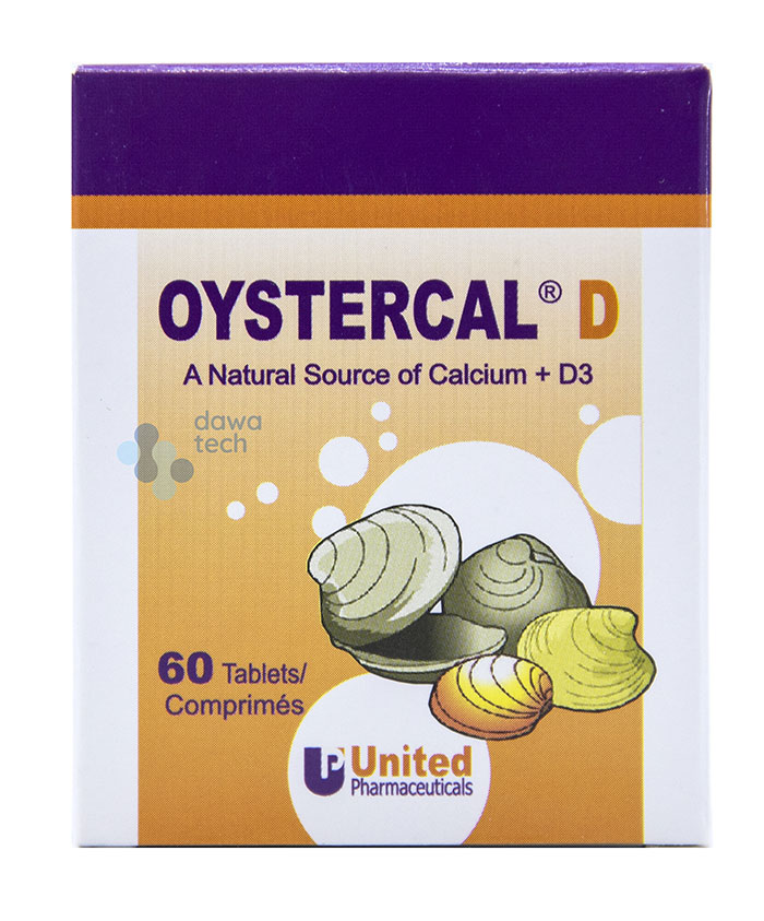 OYSTERCAL D ( 500 mg) ( 60 TABLETS)