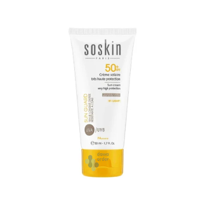 Soskin Spf 50 Sunscreen Tinted Cream 50 Ml