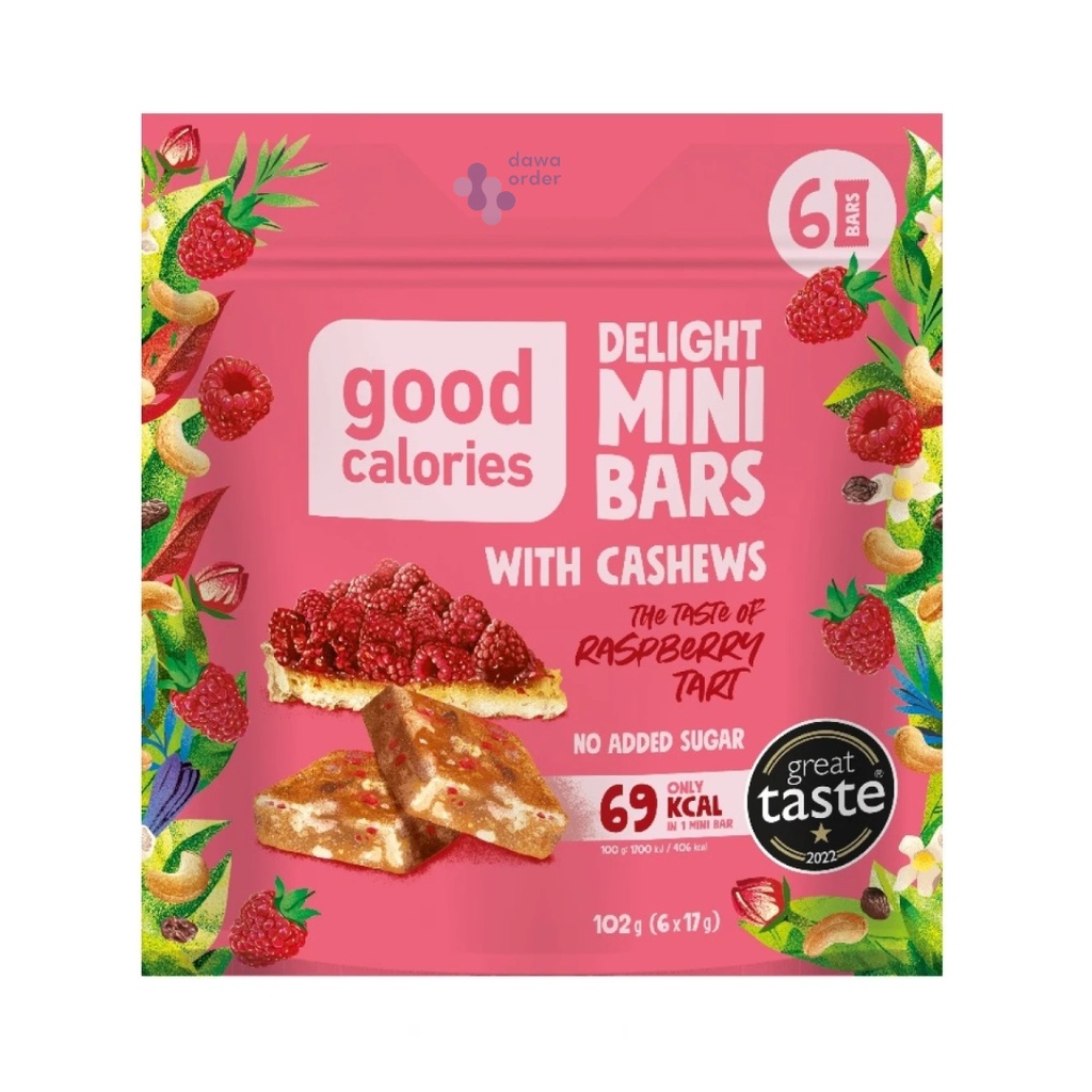Good Calories Rasberry Tart