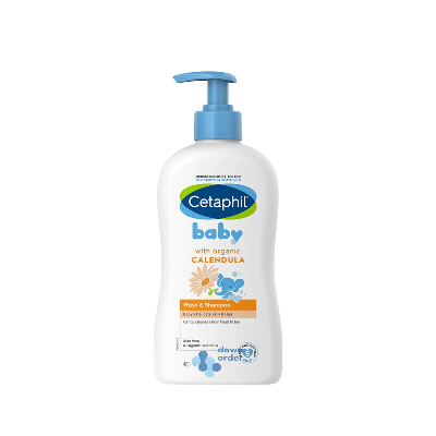 Cetaphil Baby Calendula Wash & Shampoo 400 Ml