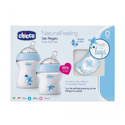 Chicco Gift Set Natural Feeling Girl+Boy