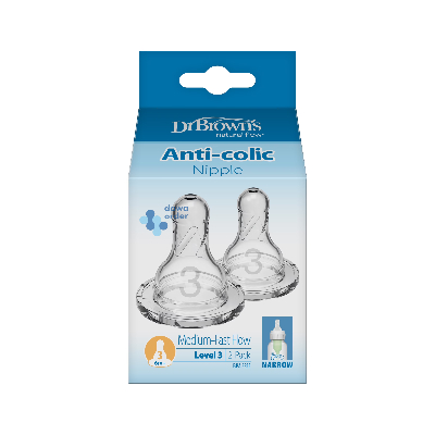 Dr Browns Nipples Level 2+3 Narrow Neck