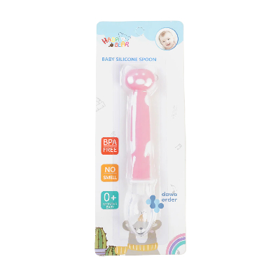 Hada Bear Baby Silicone Spoon