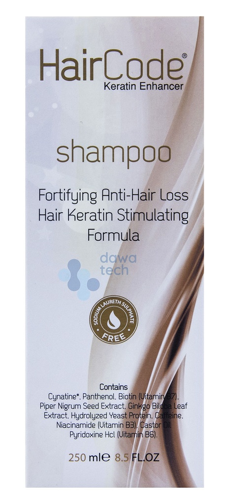 Hair Code Shampoo 250 Ml