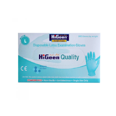 Higeen Gloves (L) Free Powder Box 100