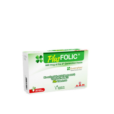 Plus Folic 660Mcg (30 Vegan Capsules)