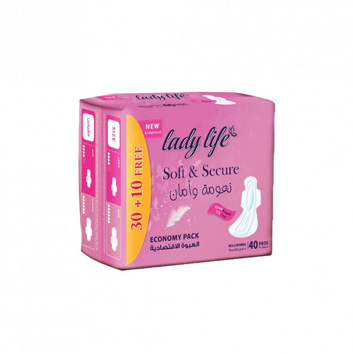 Lady Life Long With Winges 40 Pads