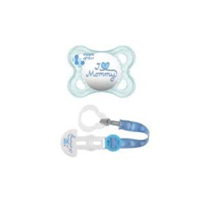 Mam Pacifier With Clip 6M+