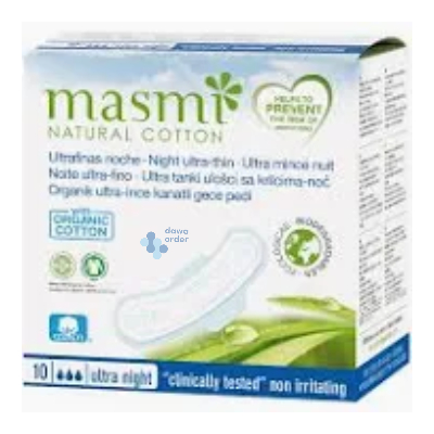 Masmi Night Pads 10 U Organic Cotto