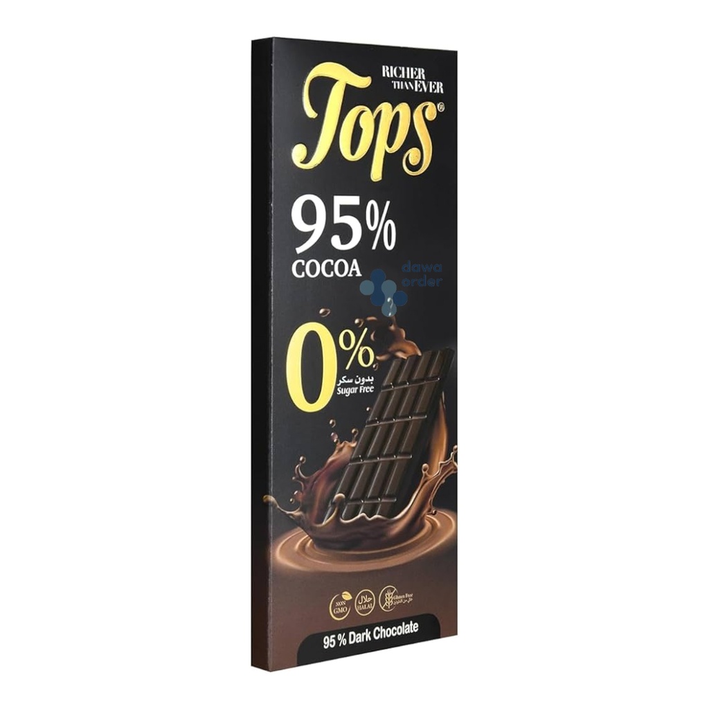 Tops Chocolate 95% Dark Suger Free