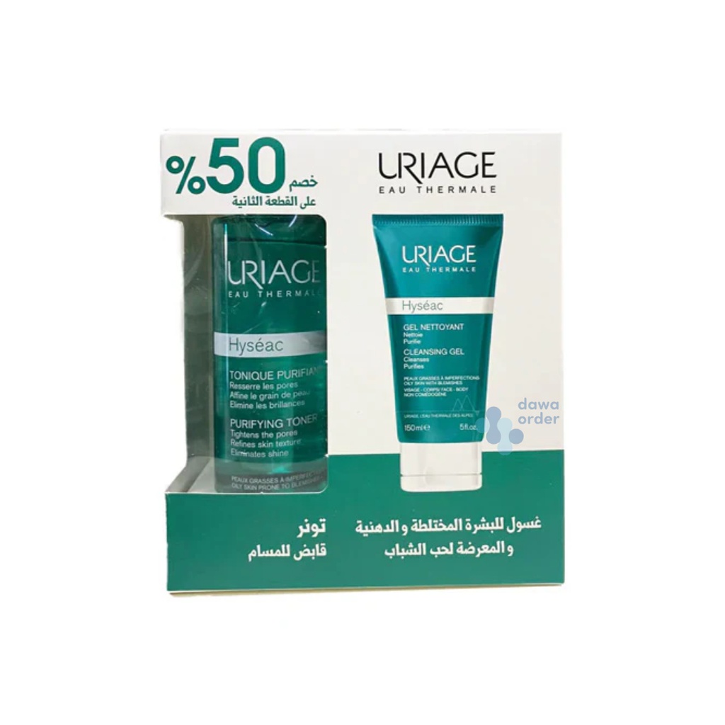 Uriage Hyseac Gel 150 Ml+Hyseac Toner Offer