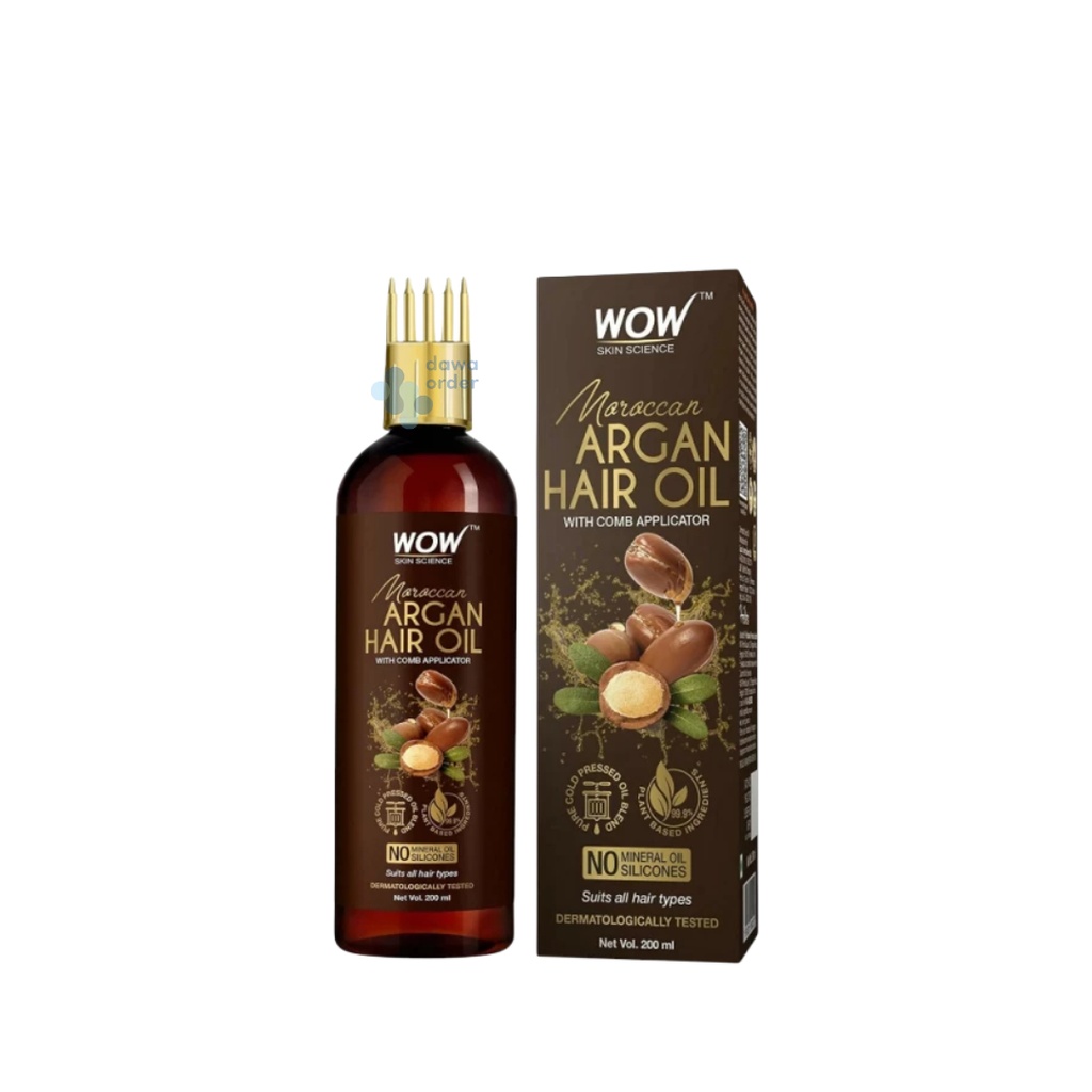 Wow Argan Hair Oil With Comb 200 Ml