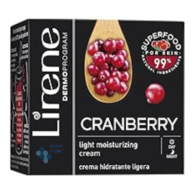 Lirene Dermoprogram Cranberry Light Moisturizing Cream 50 Ml