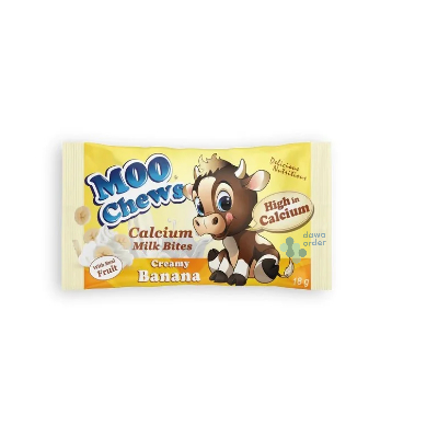 Moo Chews Creamy Banana Sachet 15 Bites