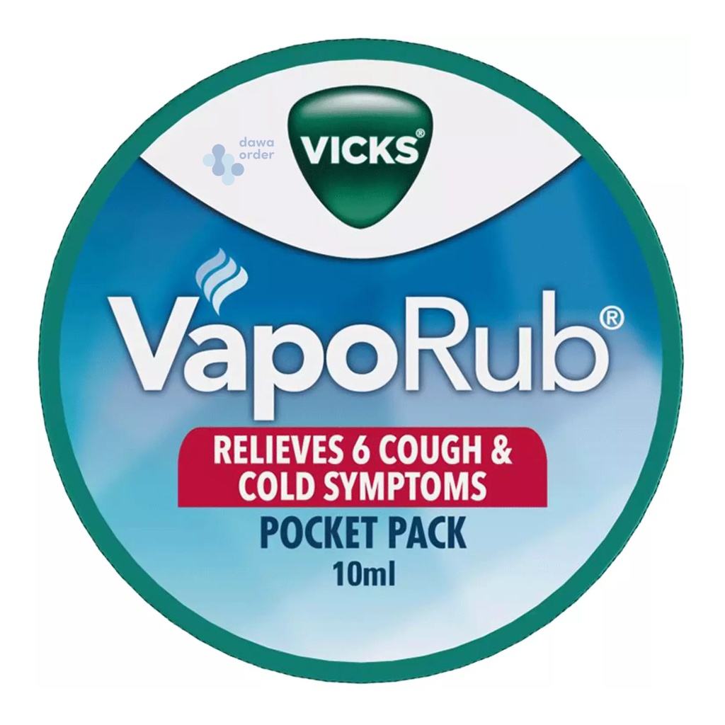 Vicks Vaporub 6 Cough & Cold Symptoms 10 Ml
